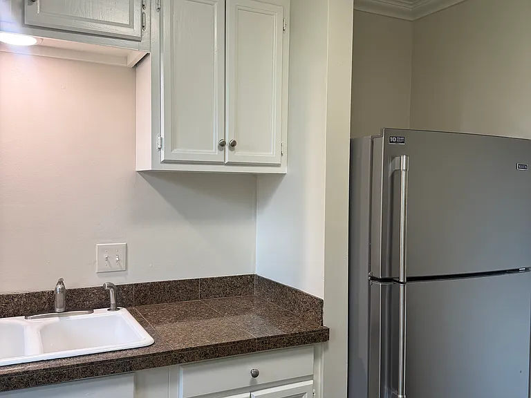 New stainless steel appliances.