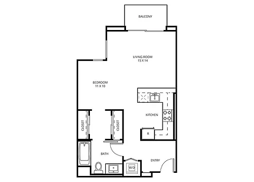 Floor plan Studio C