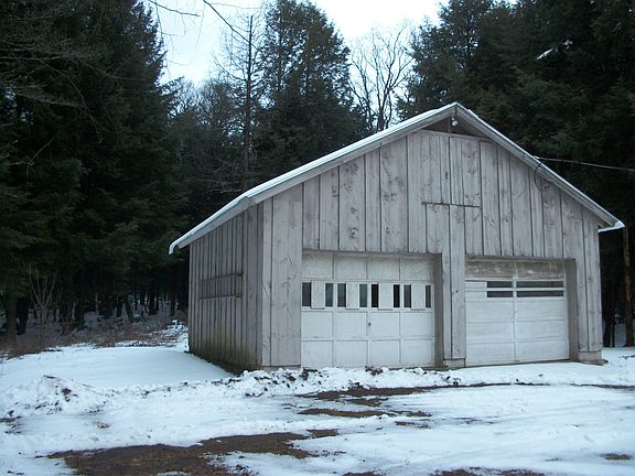 large 2 car garage with loft