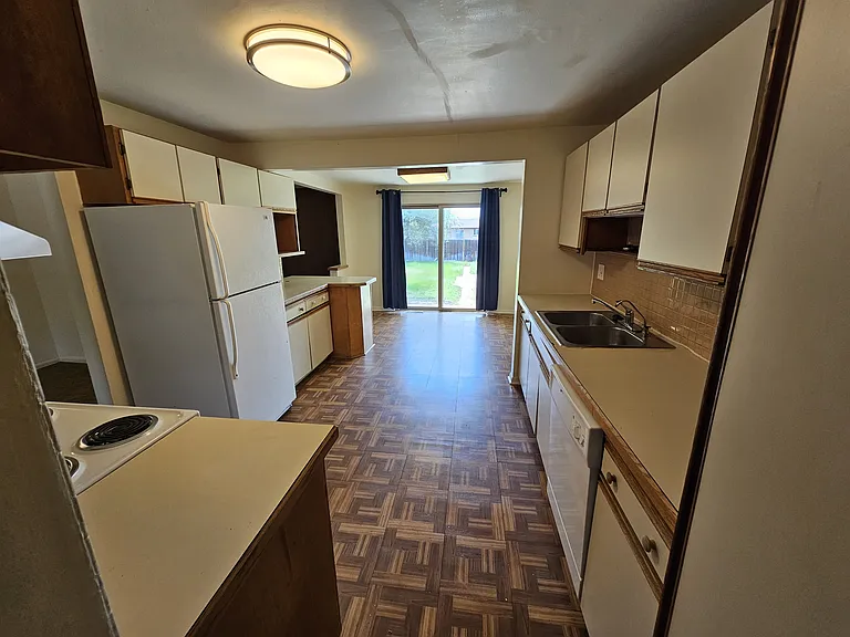 Kitchen - view from hallway