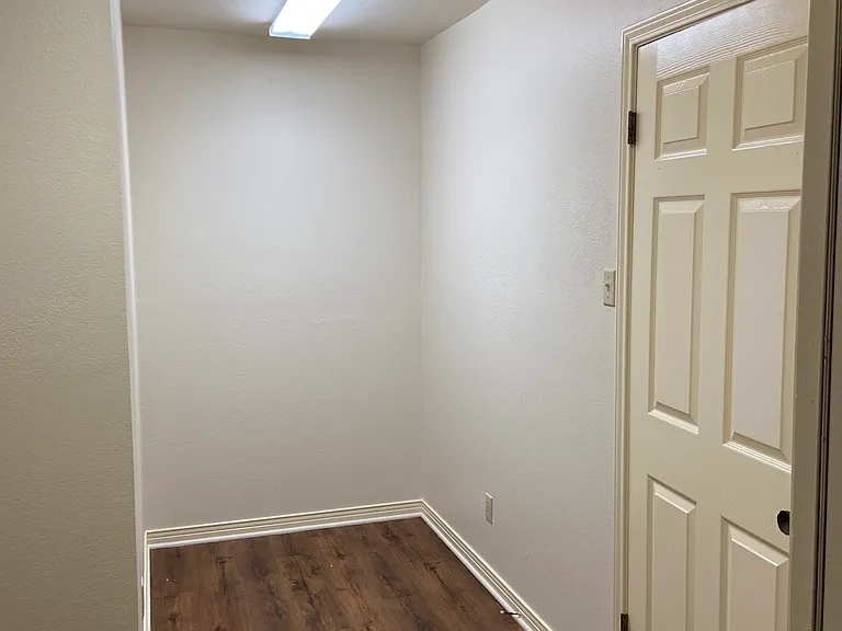 Storage in laundry area