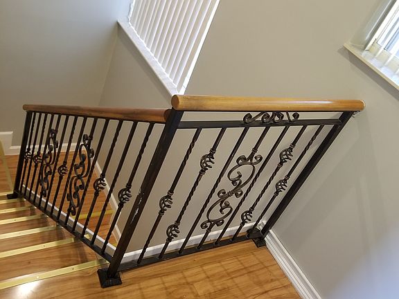 Stairs to the second floor 