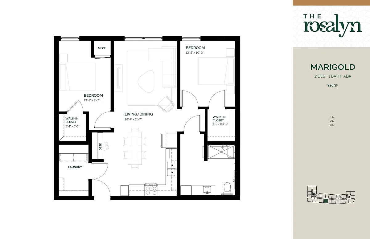 Floor plan Marigold