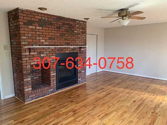 Living room and gas fireplace