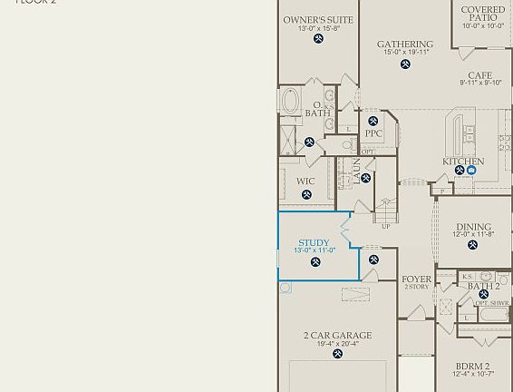 Mooreville Floor Plan, Quick Move-In Home, Floor 1