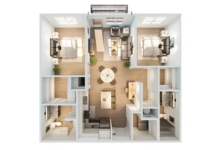 Floor plan B1