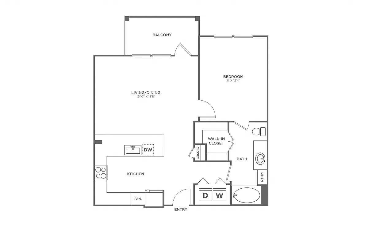 Floor plan A2a