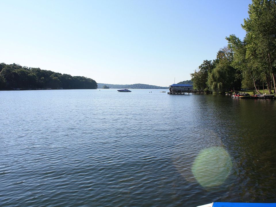 View at cove from private dock
