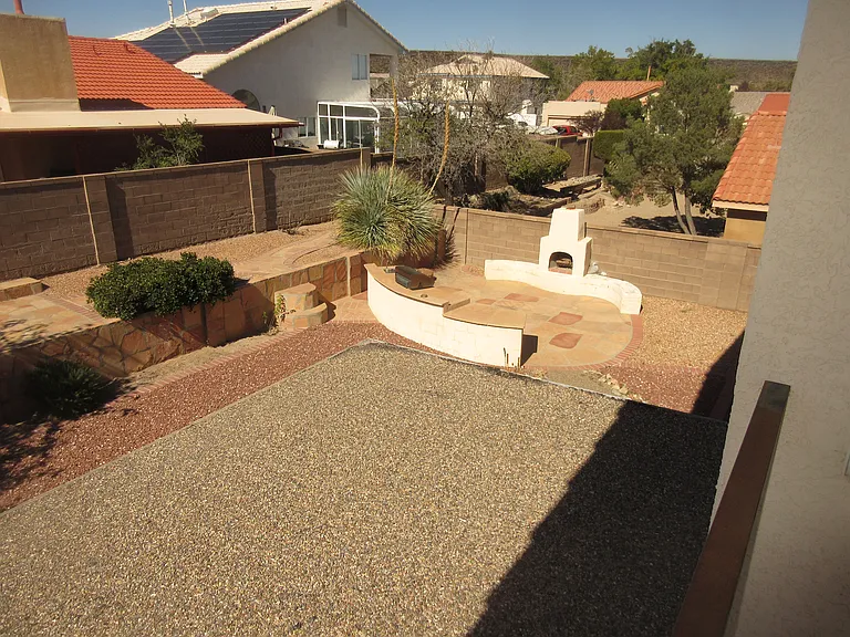 Backyard from Primary Suite Balcony