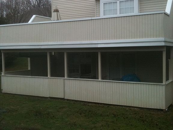 Deck with Patio beneath