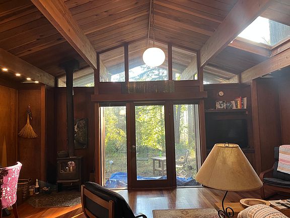 Living room area and outside view