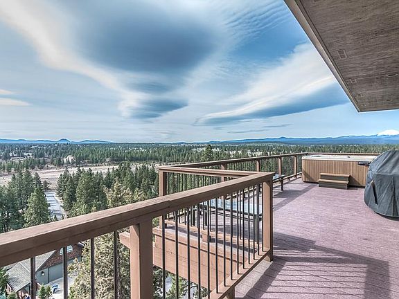 Main level deck with hot tub