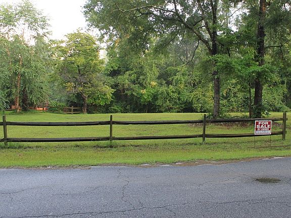 Building lot is cleared.