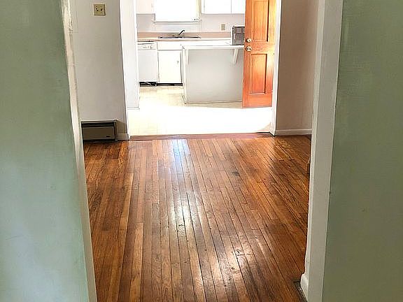 North door open in kitchen