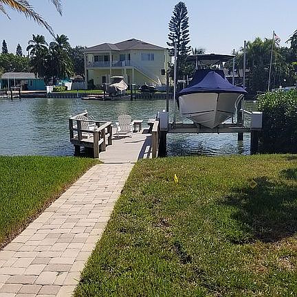 Paver Walkway to Dock & Lift