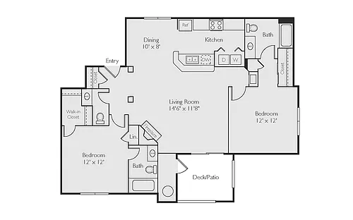 Floor plan B3 Deluxe