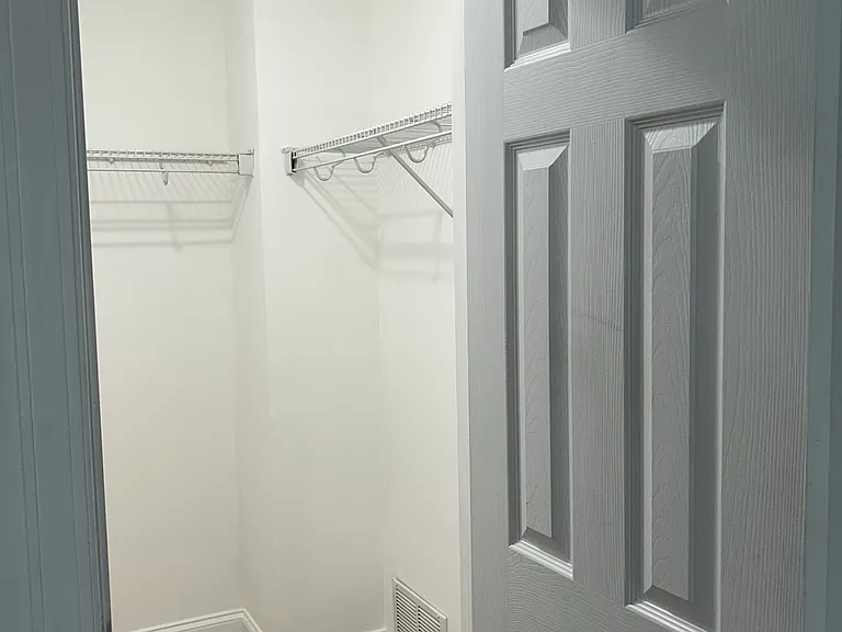 private walk-in closet