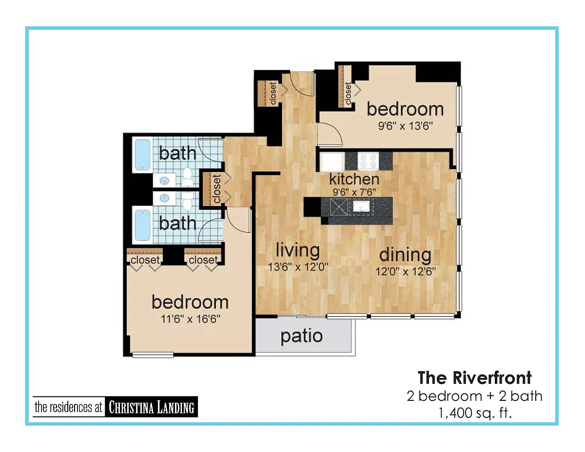 Floor plan Riverfront