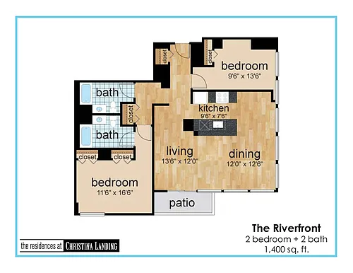 Floor plan Riverfront