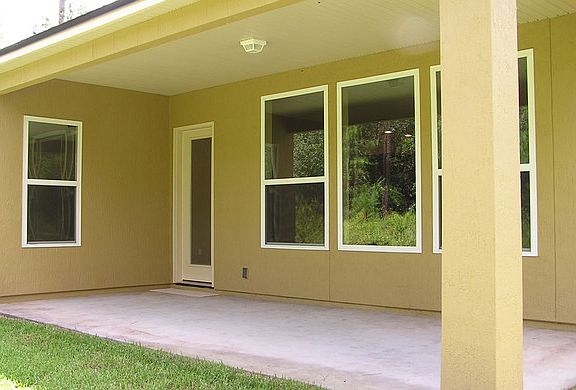 The Durbin Rear Exterior with covered porch