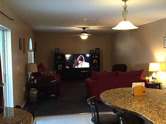 Living room off from kitchen