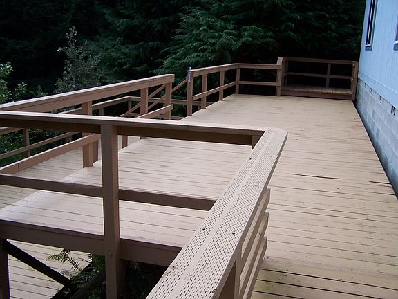 Two back decks