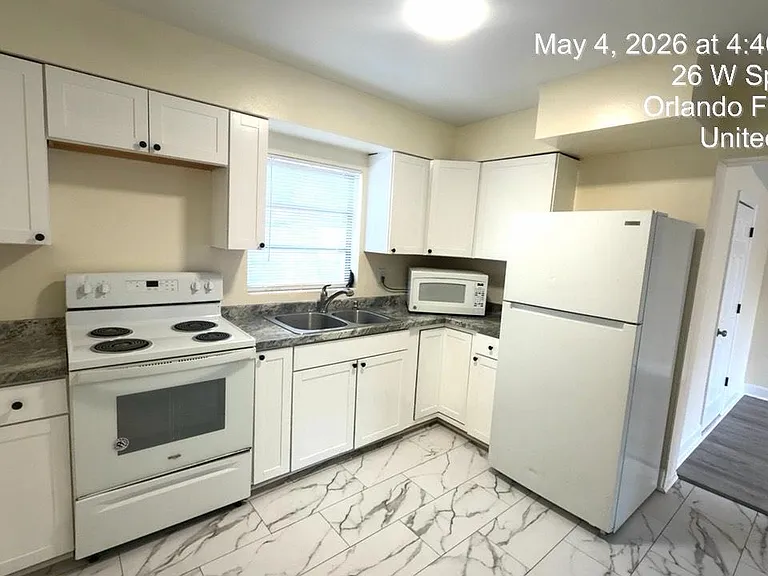 Kitchen updated. New floors and refinished cabinets. Clean.