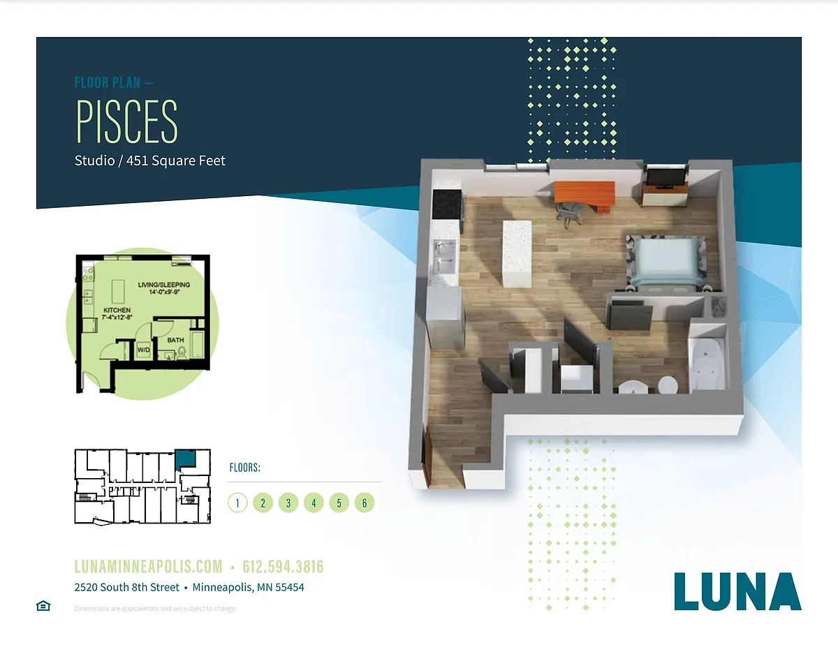 Floor plan Pisces
