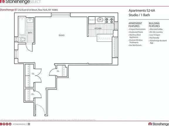 2nd image of 252 E 61st St #S4a