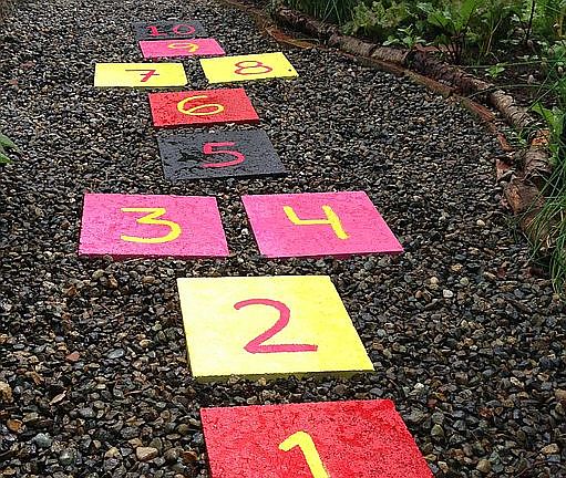 hopscotch added to path