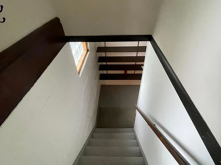 Staircase leading to full basement