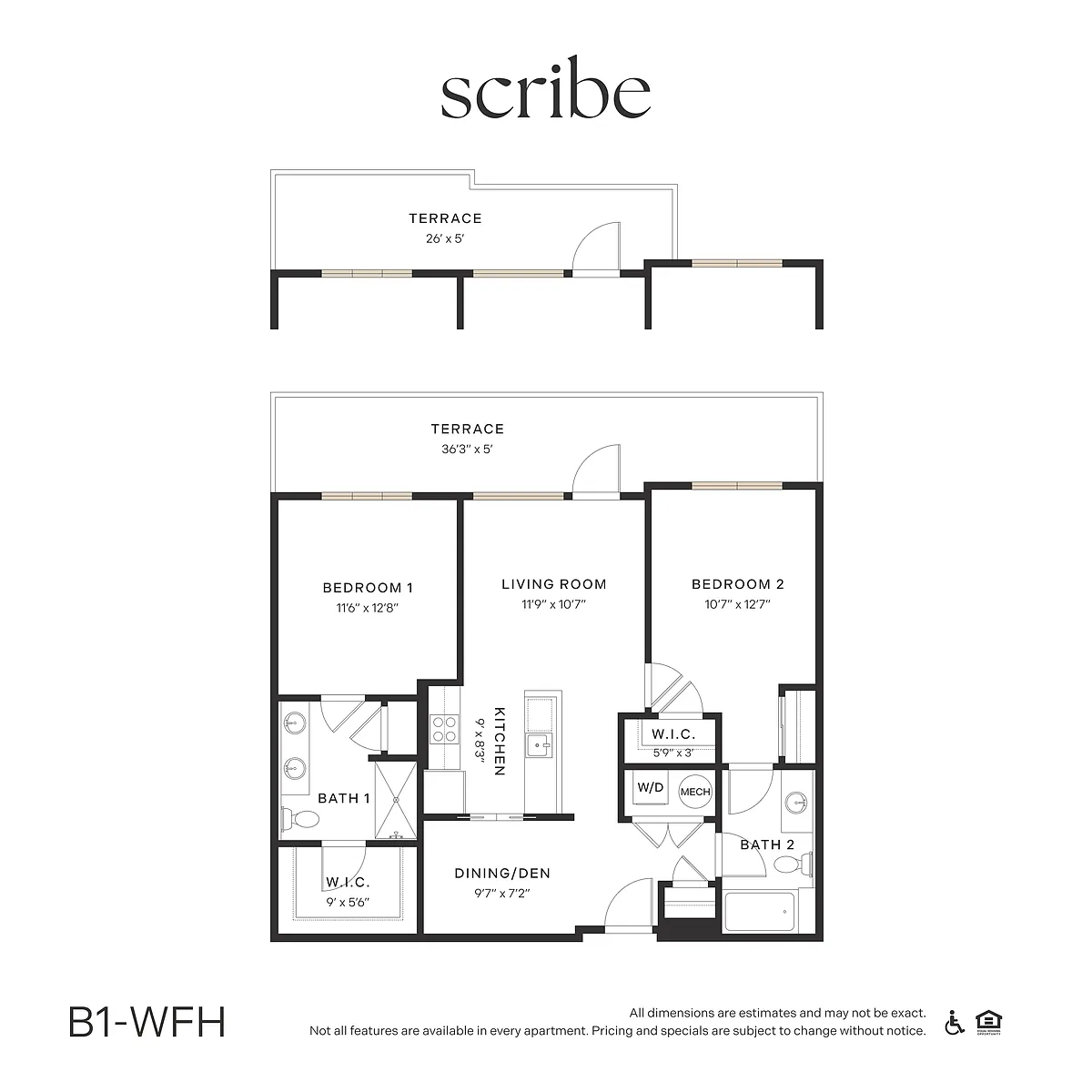 Floor plan B1-WFH