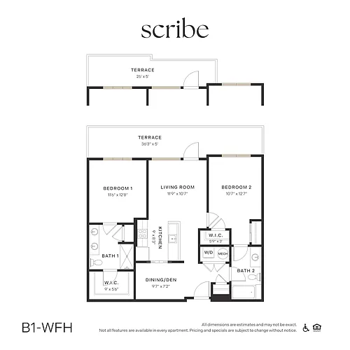 Floor plan B1-WFH
