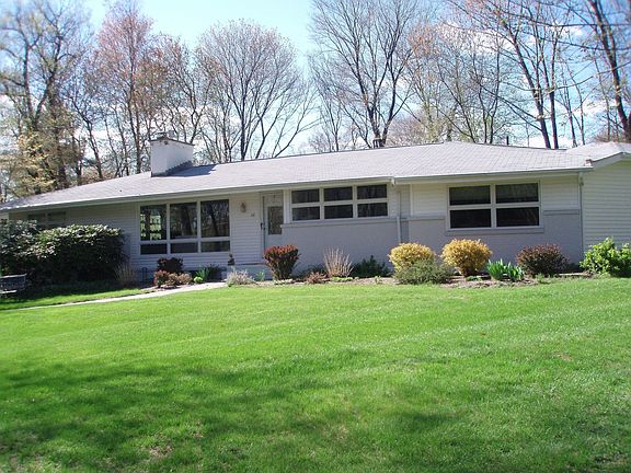 Set back from street