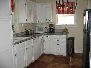 Granite countertops and stainless appliances