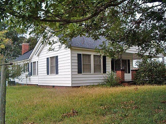 Rear corner of house