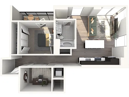 Floor plan B02D
