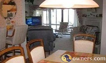 View from dining area into living Room
