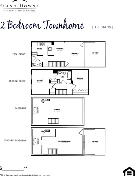 2 Bedroom Townhome 2 Bedroom Townhome