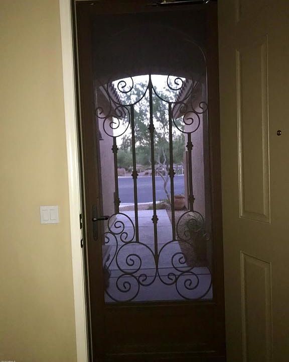 Front door, screen/security door