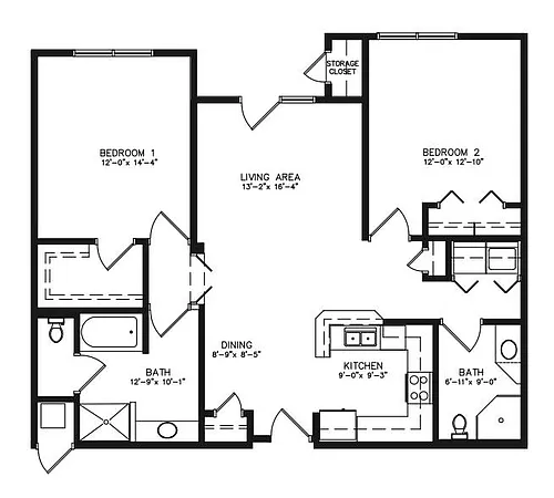 Floor plan Trailview Catalina
