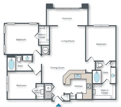 Floor plan Yucca B