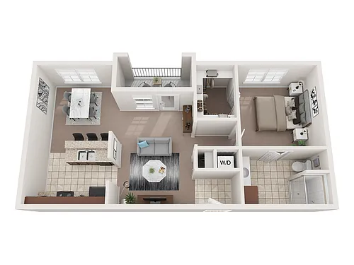 Floor plan A1 1X1
