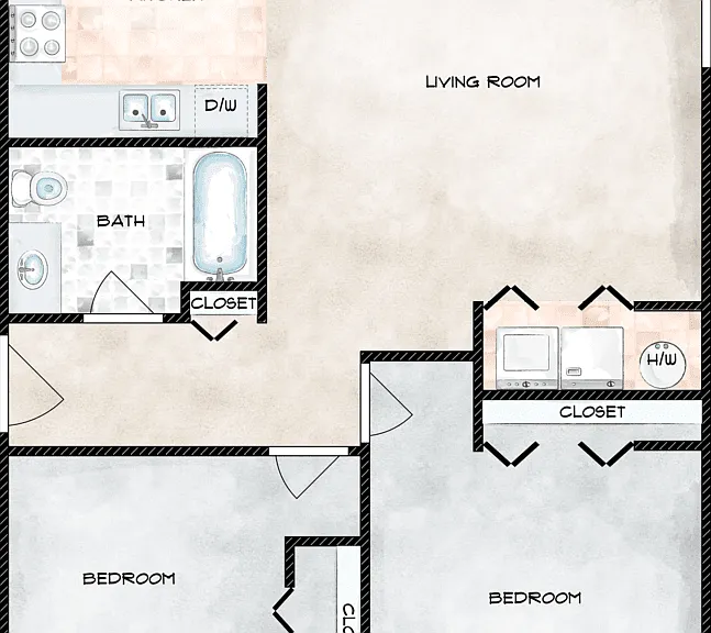 2X1 Floorplan Diagram