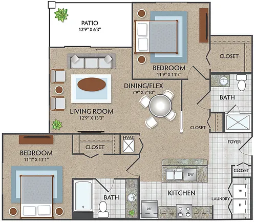 Floor plan B1