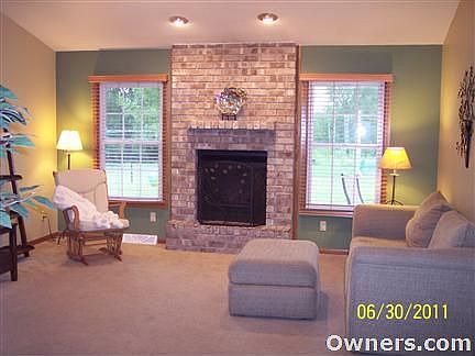 Living Room with Fireplace