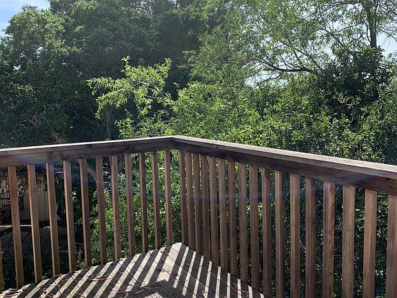 Deck off living room.