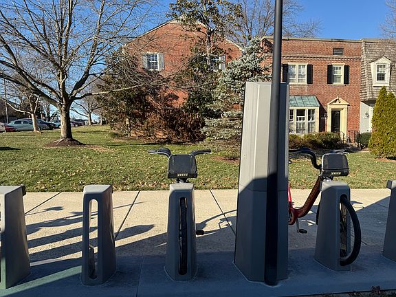Bikeshare immediately outside