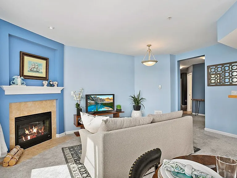 Dining and living areas