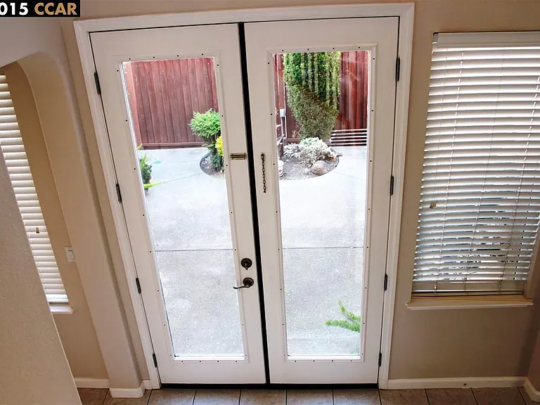 Patio off the hallway